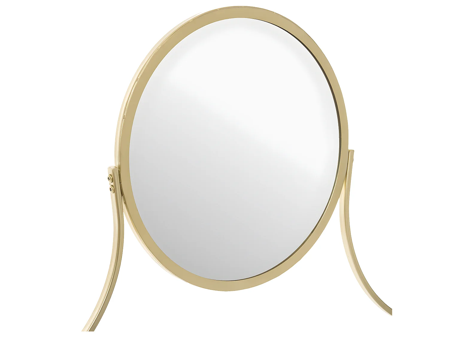 Meuble Coiffeuse en Verre et Métal Doré H 139 cm