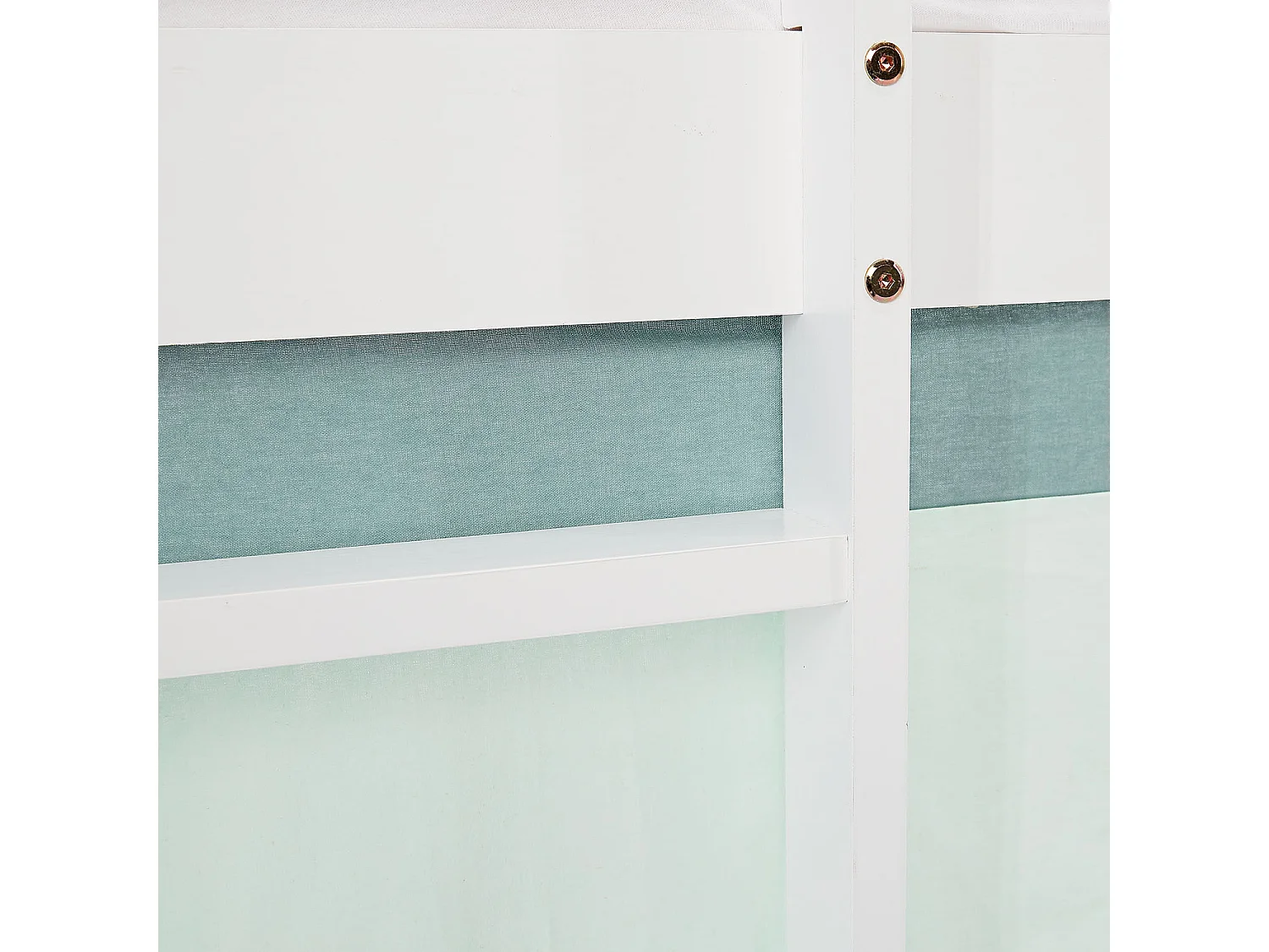 Hochbett für Kinder 90x200 cm Weiß