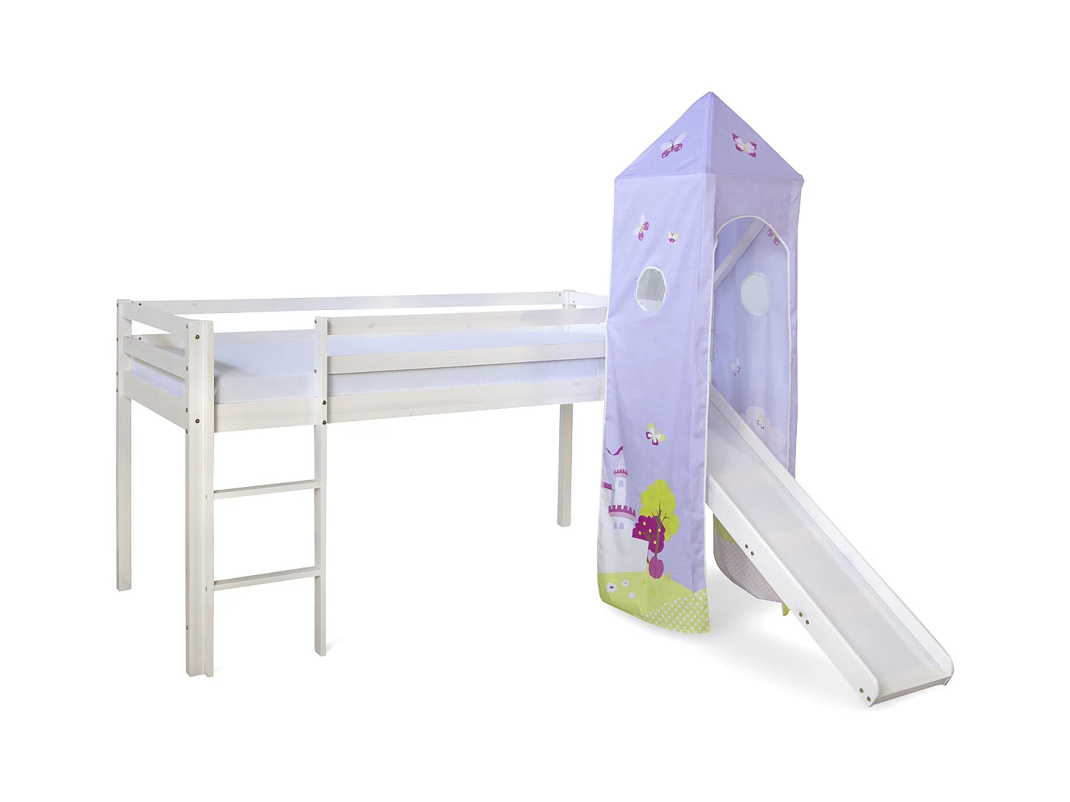 Hochbett 90x200 cm Kiefernholz