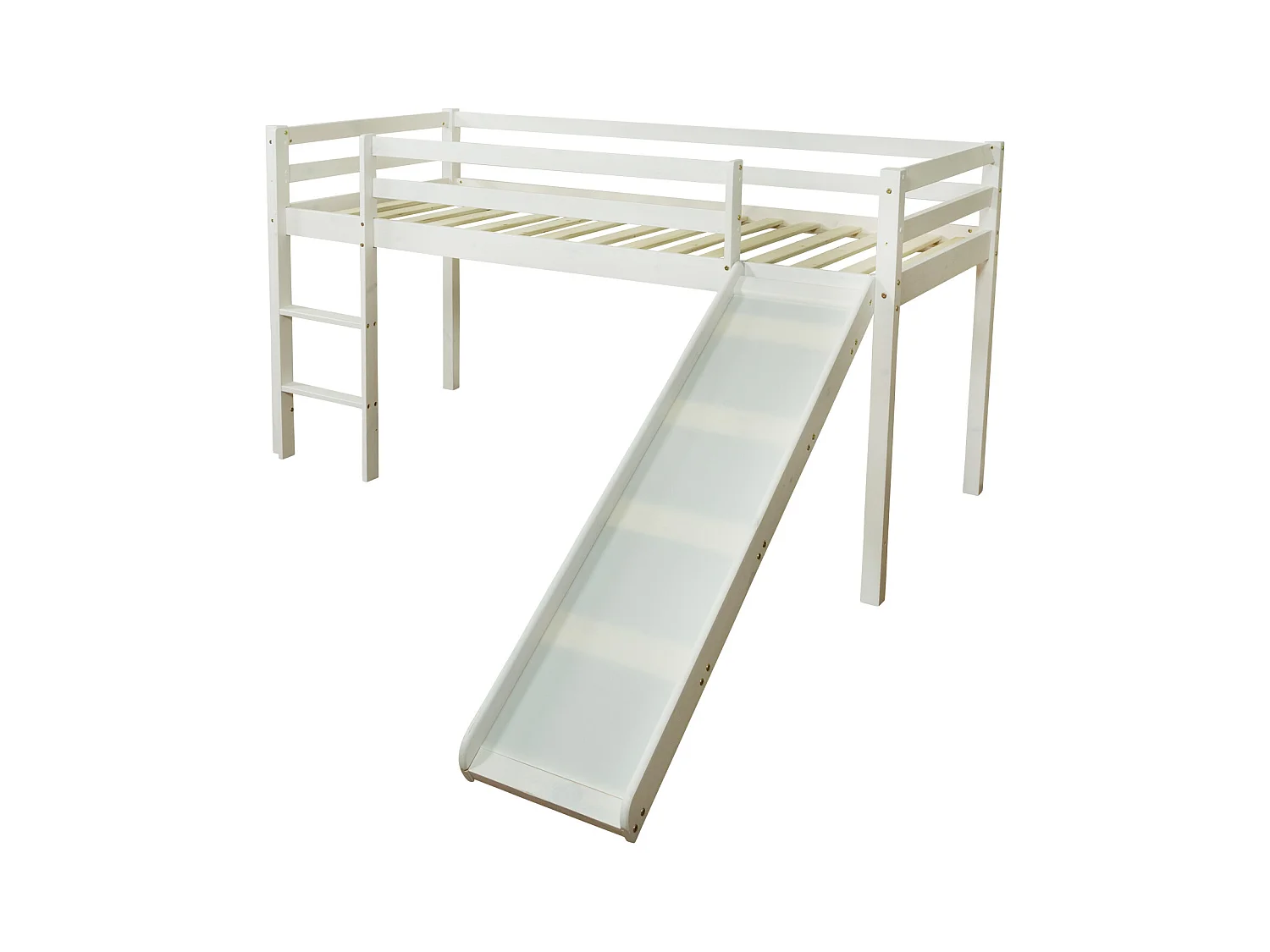 Hochbett 90x200 cm Kiefernholz