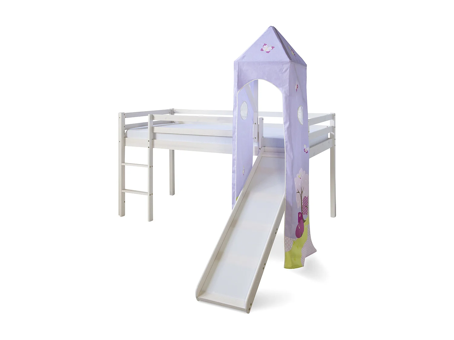 Lit mezzanine 90x200 cm Bois de pin