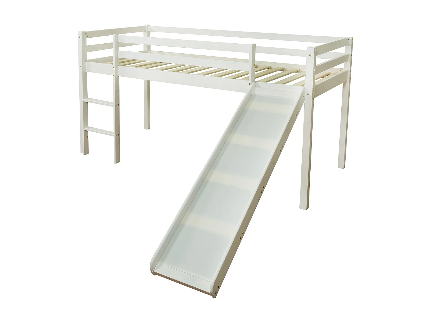 Lit mezzanine 90x200 cm Bois de pin