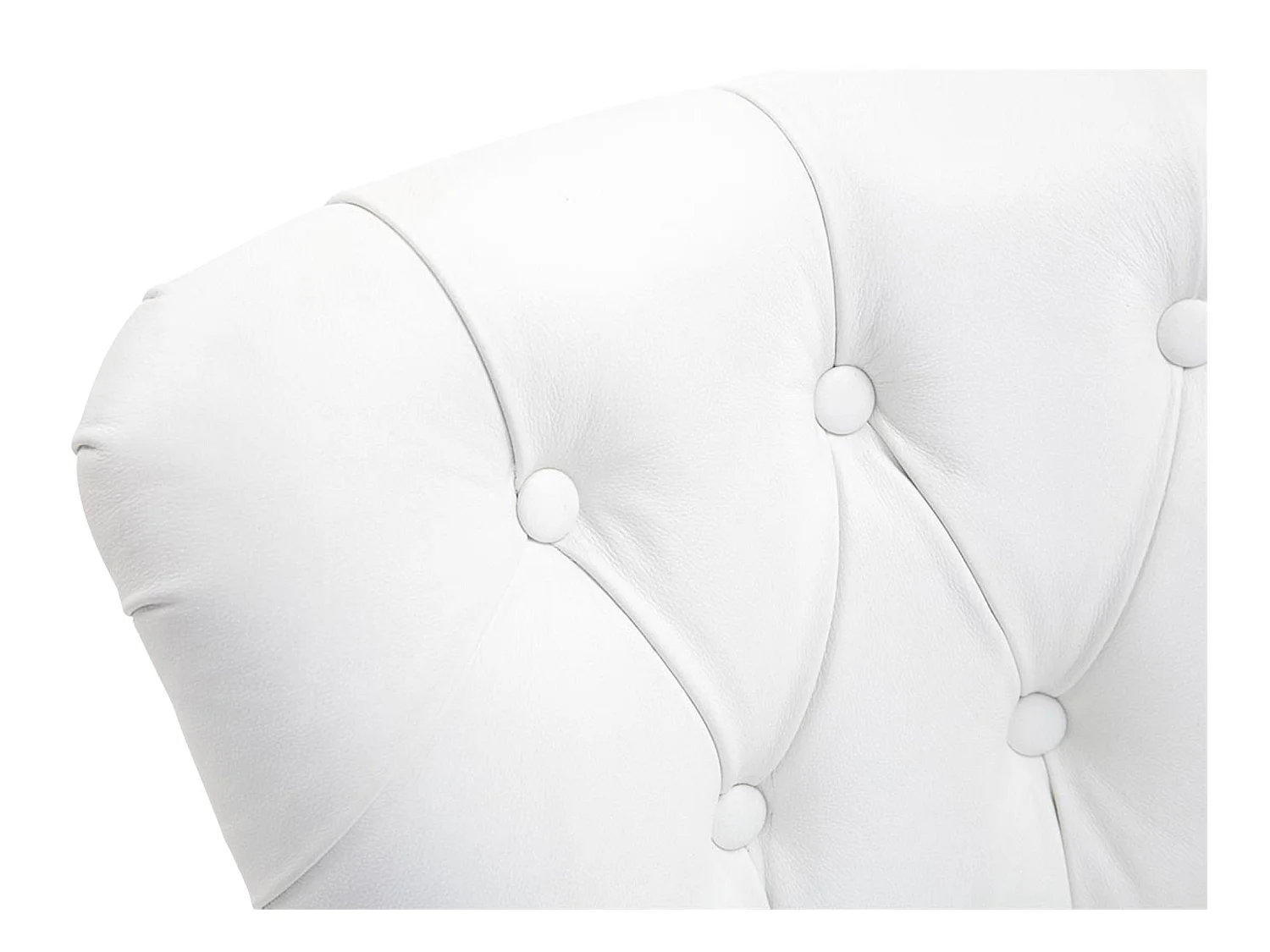 Tabouret de bar x1 cuir blanche 55 x 57 x 109 cm 10_0005055