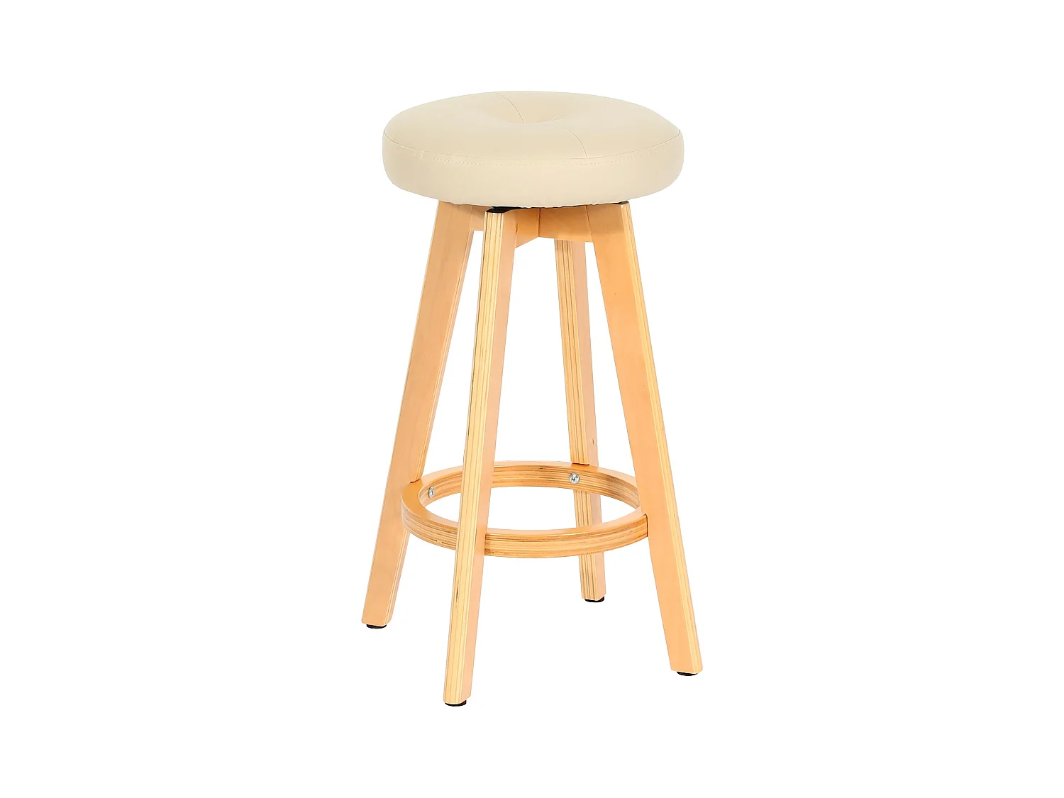 Tabouret de bar x1 bois marron 46 x 15 x 60 cm 04_0008594