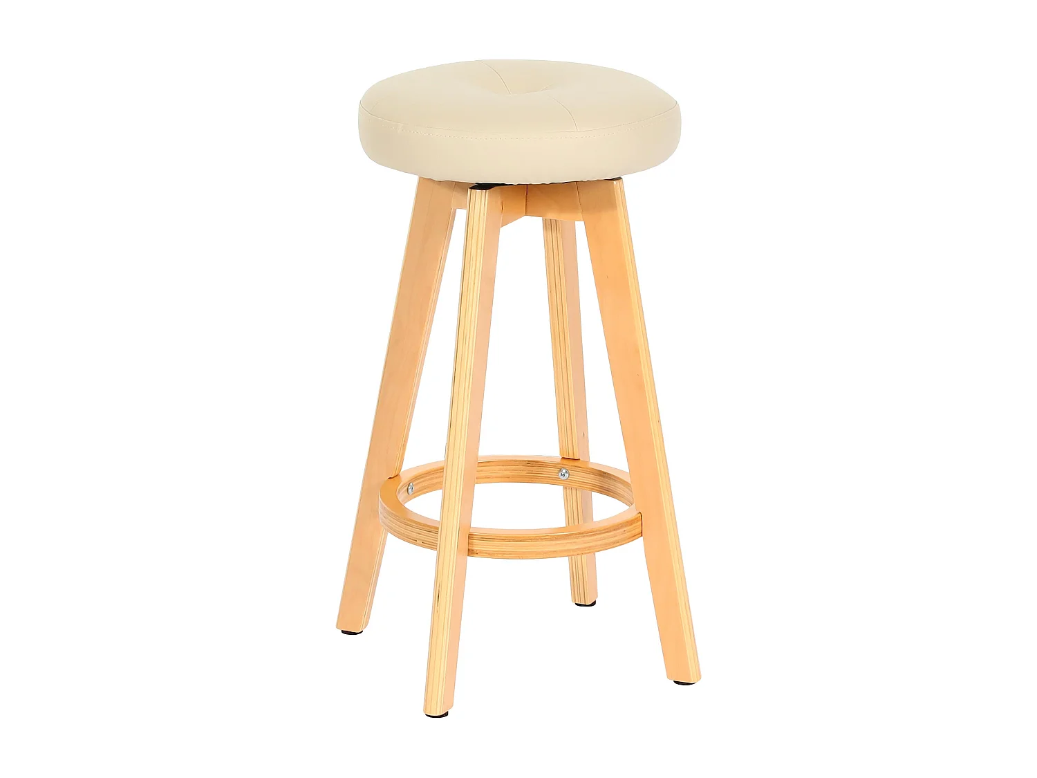 Tabouret de bar x1 bois marron 46 x 15 x 60 cm 04_0008594