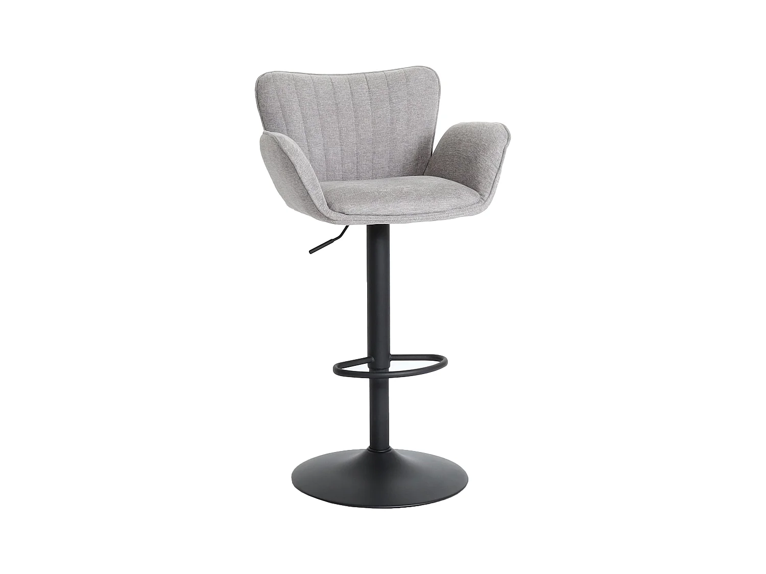 Tabouret de bar x1 métal grise 58 x 39 x 61 cm 04_0008589