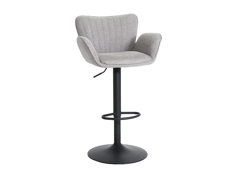 Tabouret de bar x1 métal grise 58 x 39 x 61 cm 04_0008589