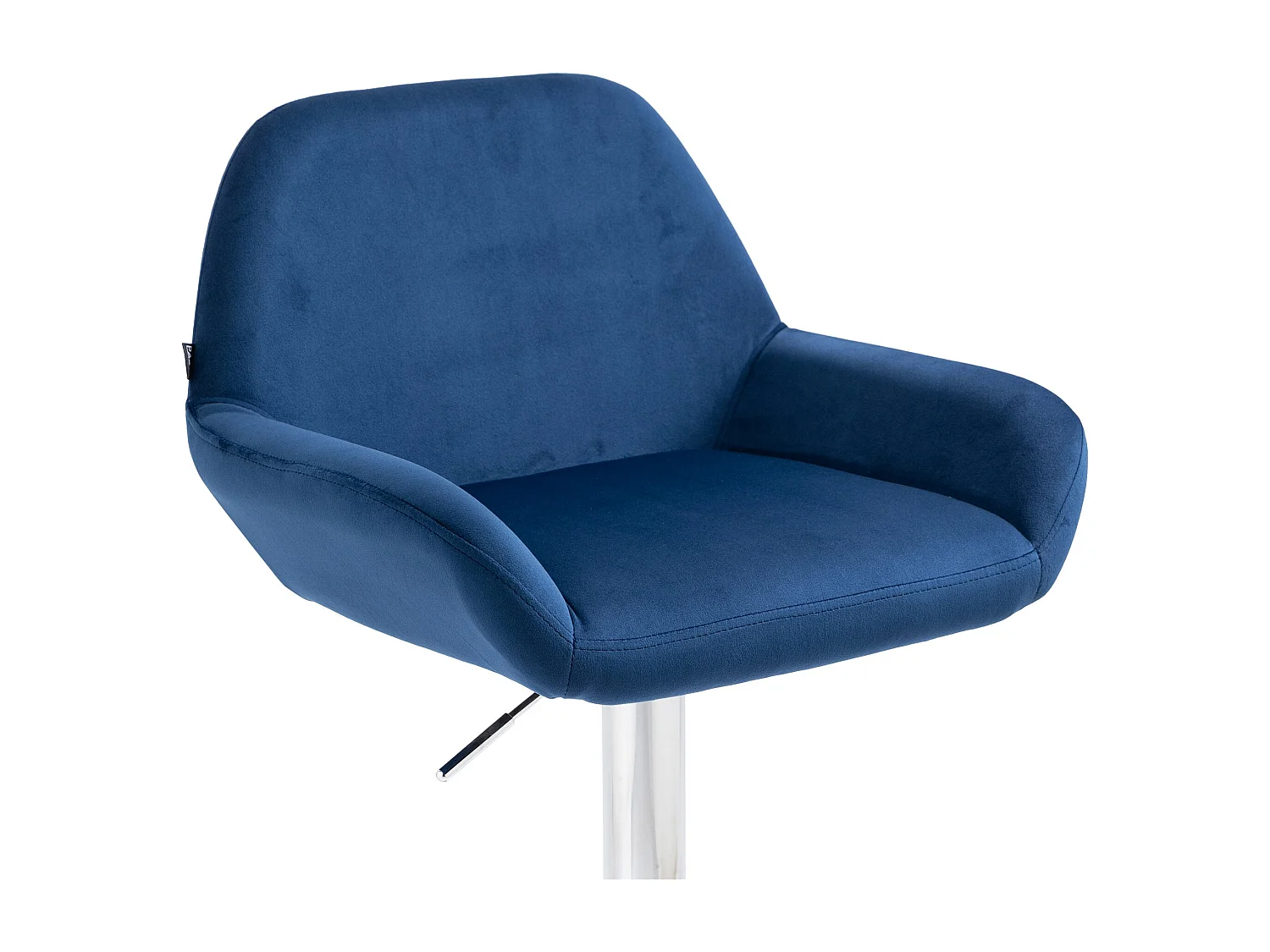 Lot de 2 tabourets métal bleue 51 x 52 x 109 cm TDB10788