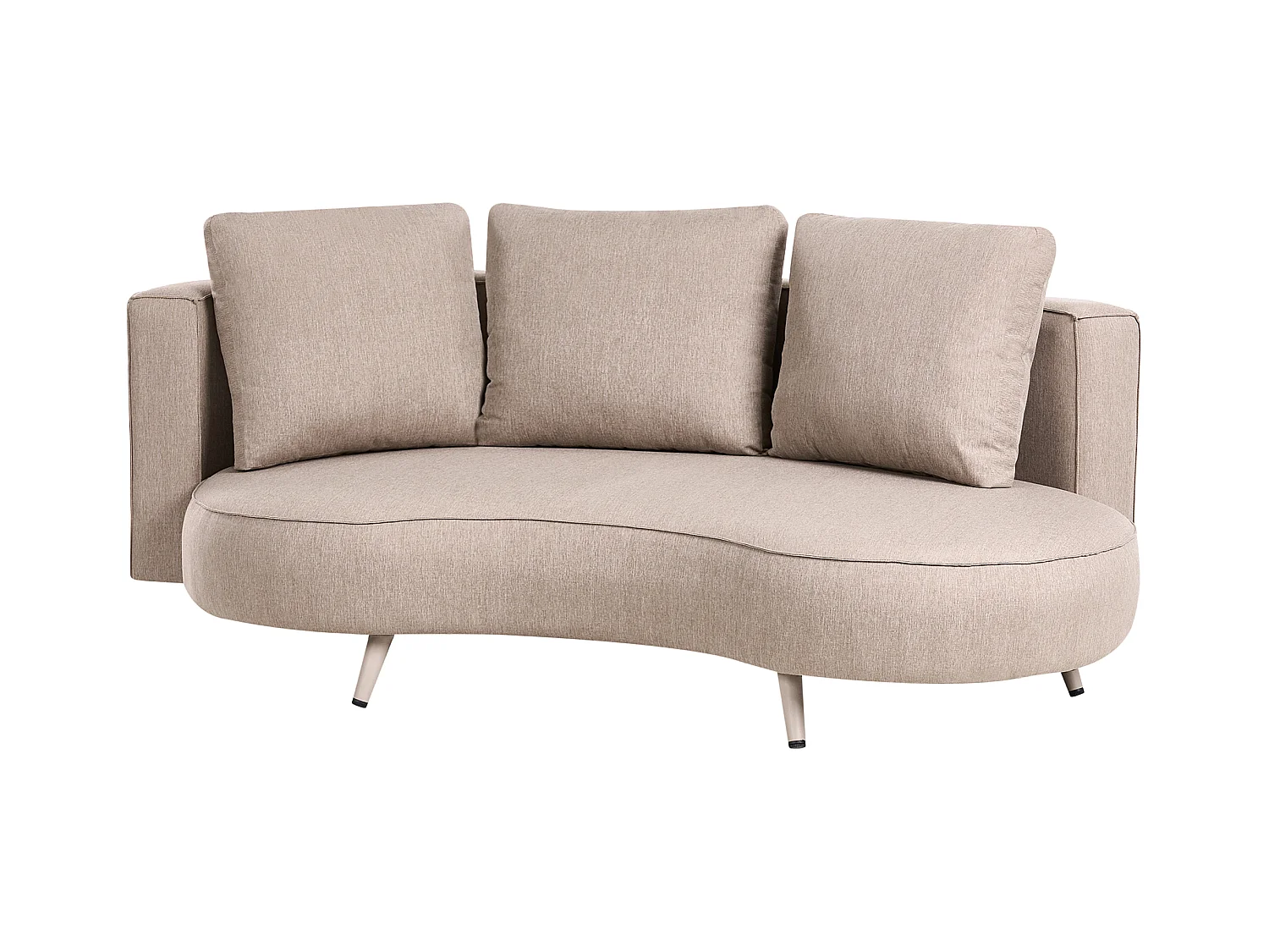 Canapé de jardin 3 places PARORI Côté droit Beige