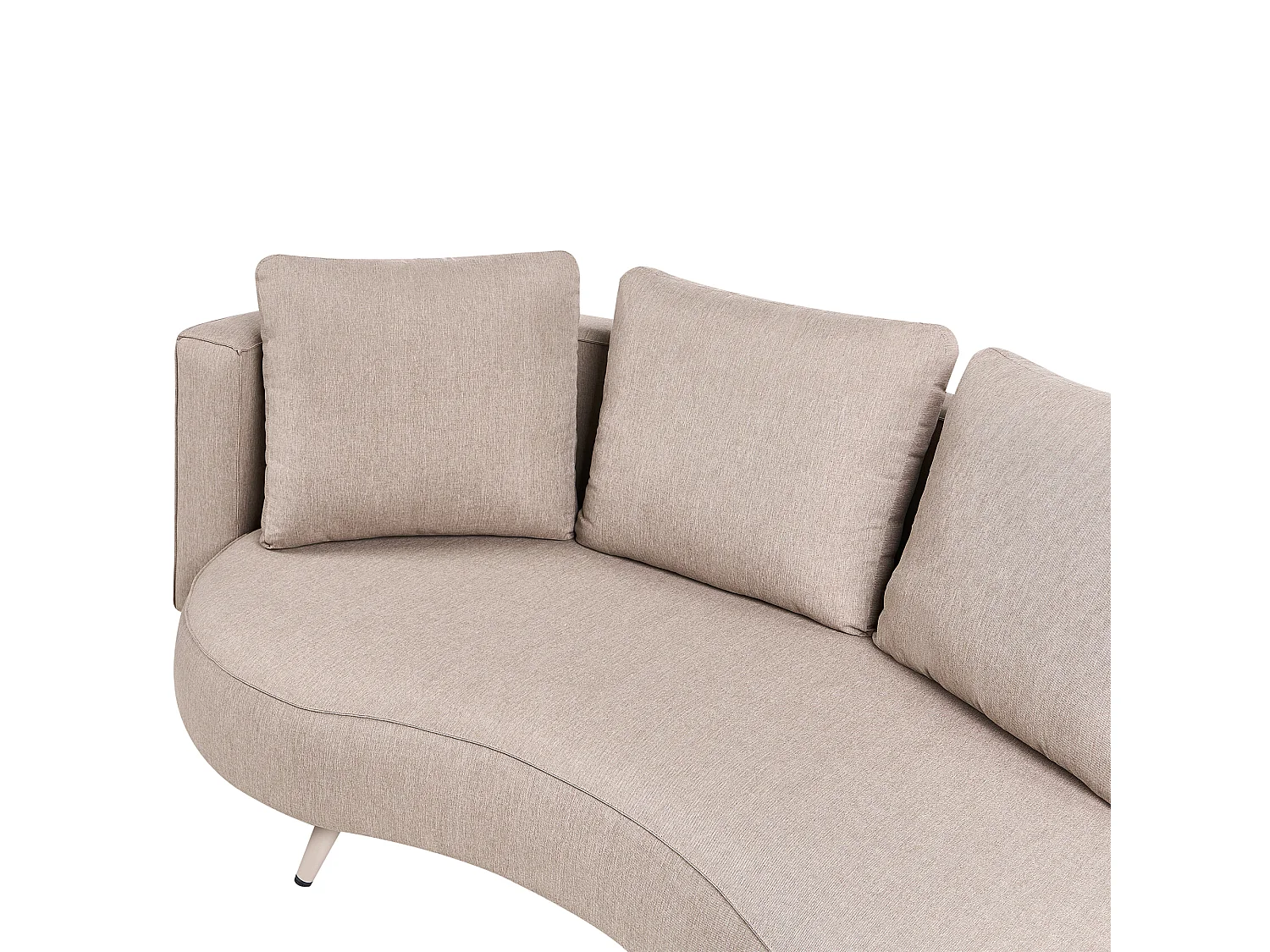 Canapé de jardin 3 places PARORI Côté droit Beige