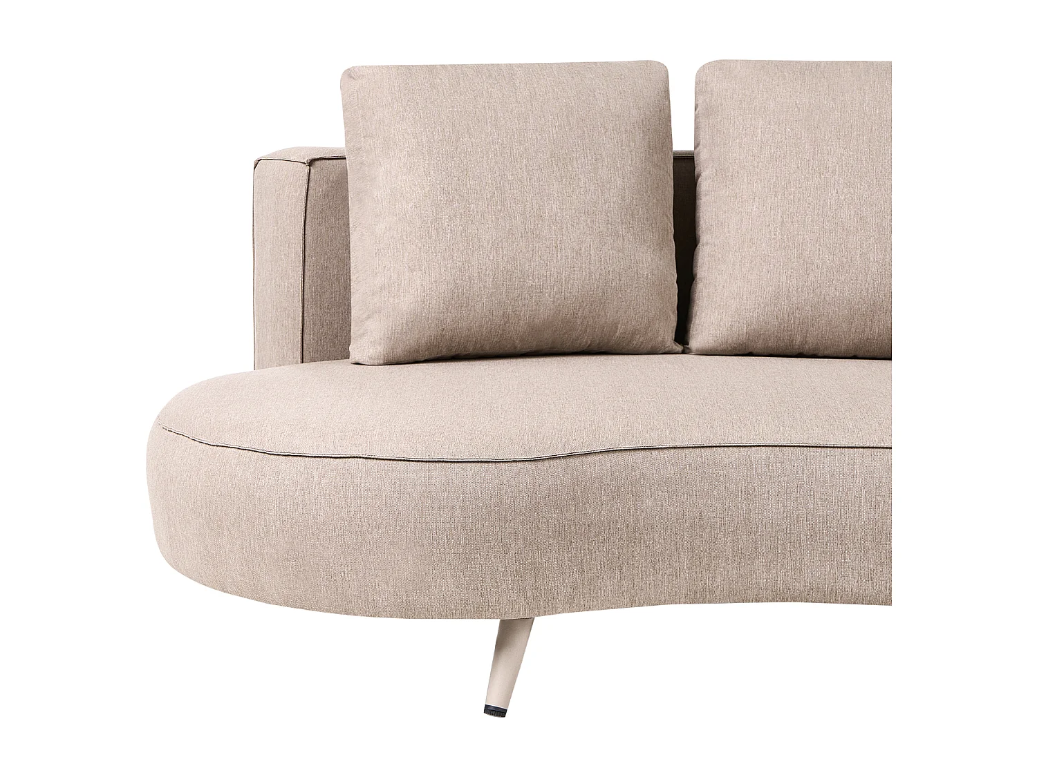 Canapé de jardin 3 places PARORI Côté droite Beige