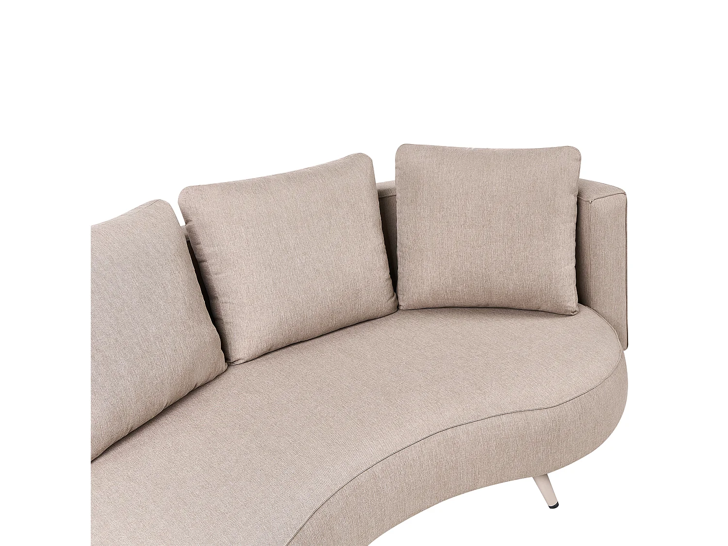 Canapé de jardin 3 places PARORI Côté droite Beige