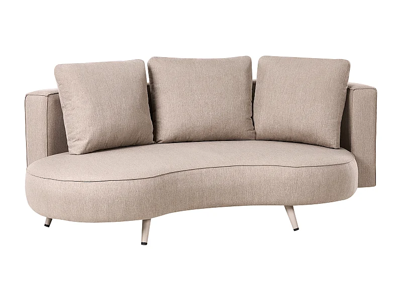 Canapé de jardin 3 places PARORI Côté droite Beige