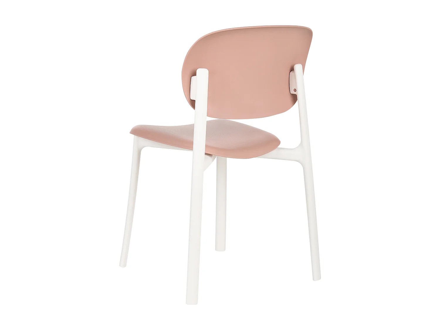 Lot de 4 chaises de jardin MUSANO Rose pastel
