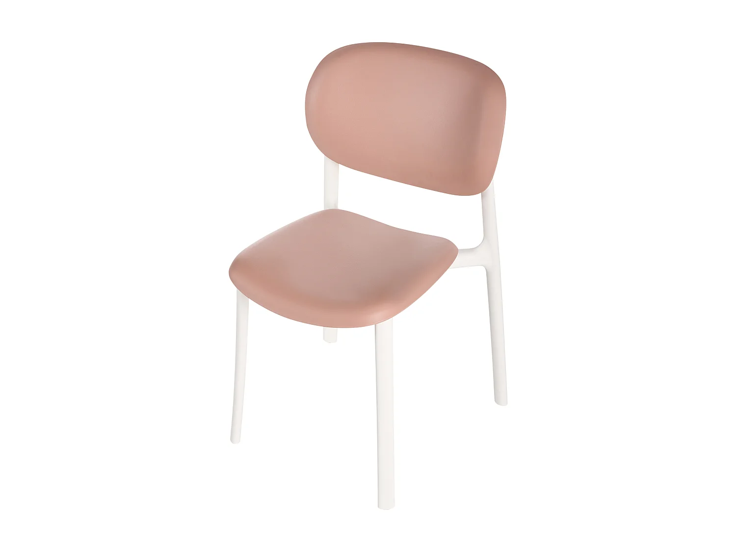 Lot de 4 chaises de jardin MUSANO Rose pastel
