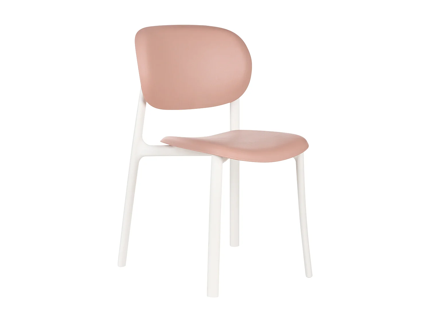 Lot de 4 chaises de jardin MUSANO Rose pastel