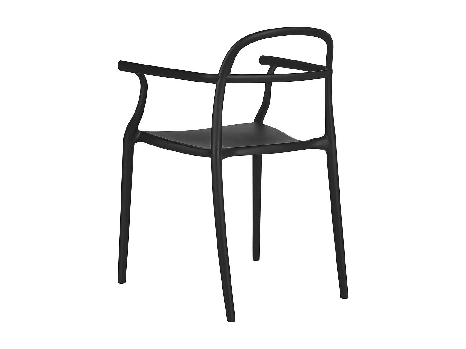 Lot de 2 chaises de jardin VIDOR Noir