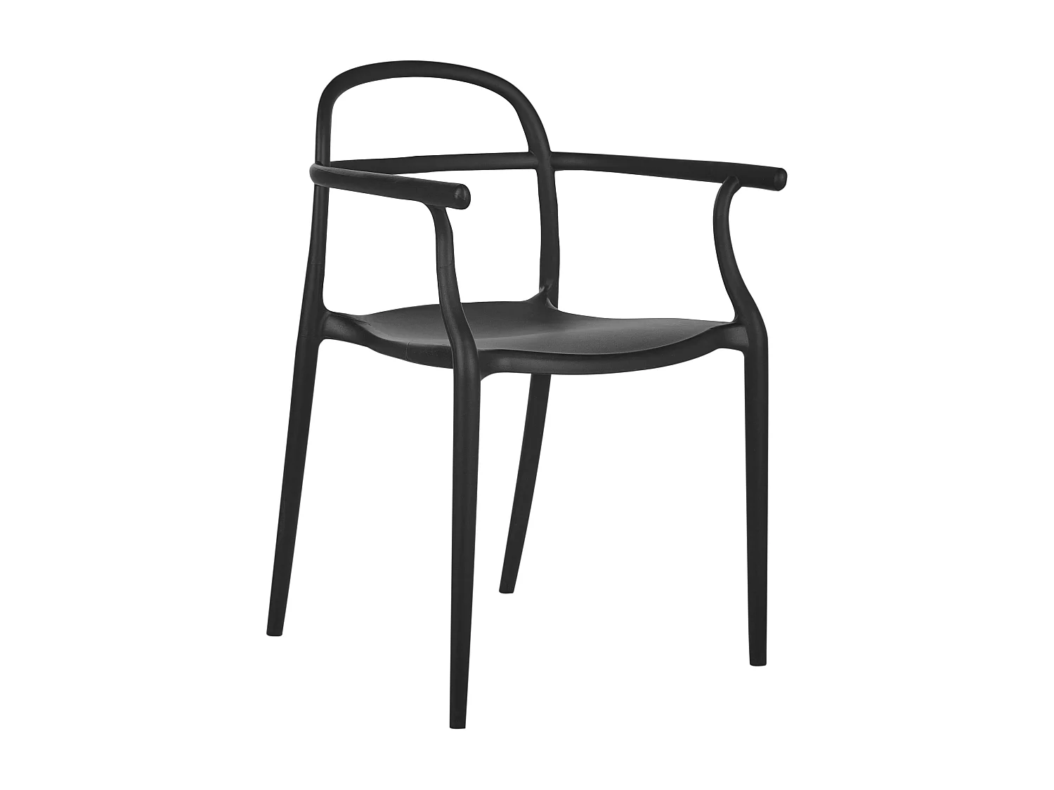 Lot de 2 chaises de jardin VIDOR Noir