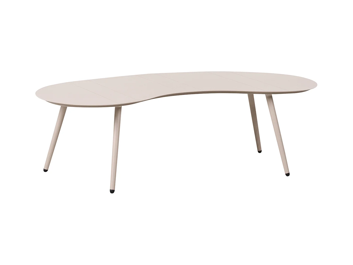 Table basse de jardin PARORI Métal Beige