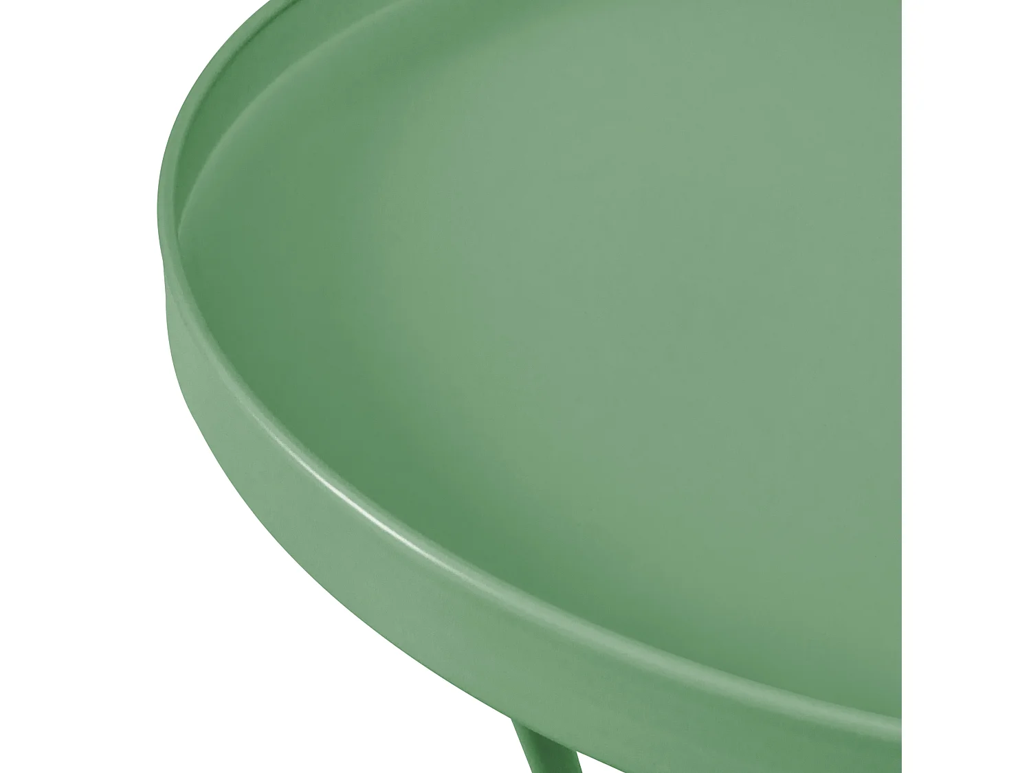 Table d'appoint pour le jardin CAVINIA 40 cm 40 cm Métal Vert