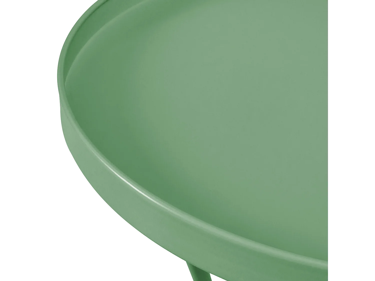 Table d'appoint pour le jardin CAVINIA 40 cm 40 cm Métal Vert