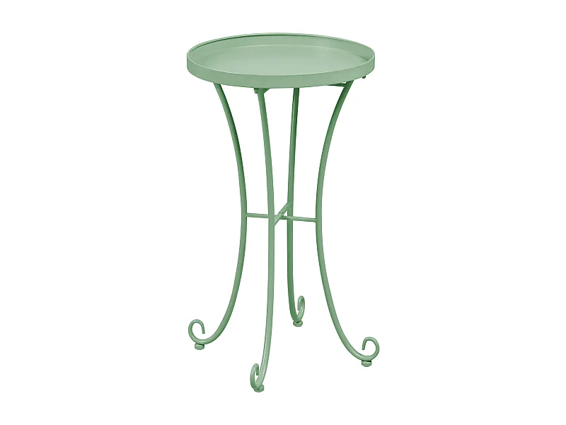 Table d\'appoint pour le jardin CAVINIA 40 cm 40 cm Métal Vert