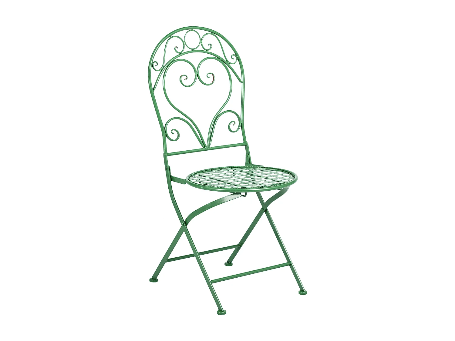 Lot de 2 chaises de jardin ALBINIA Métal Vert