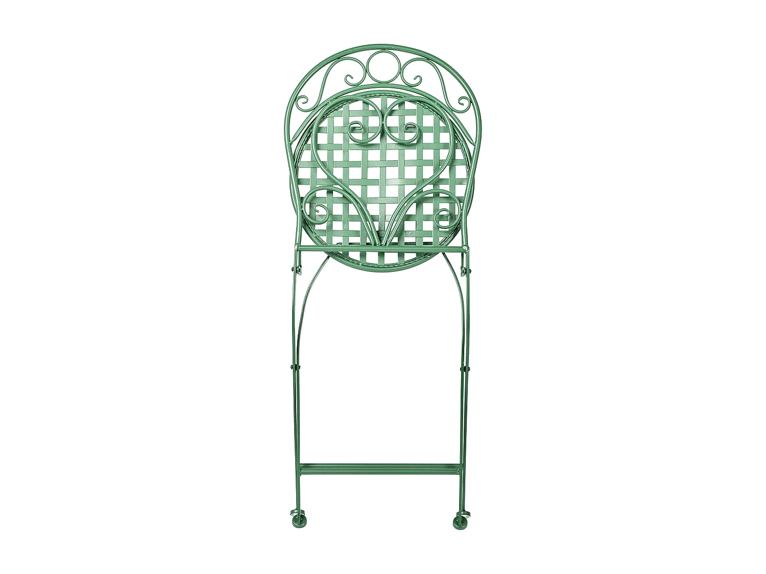 Lot de 2 chaises de jardin ALBINIA Métal Vert