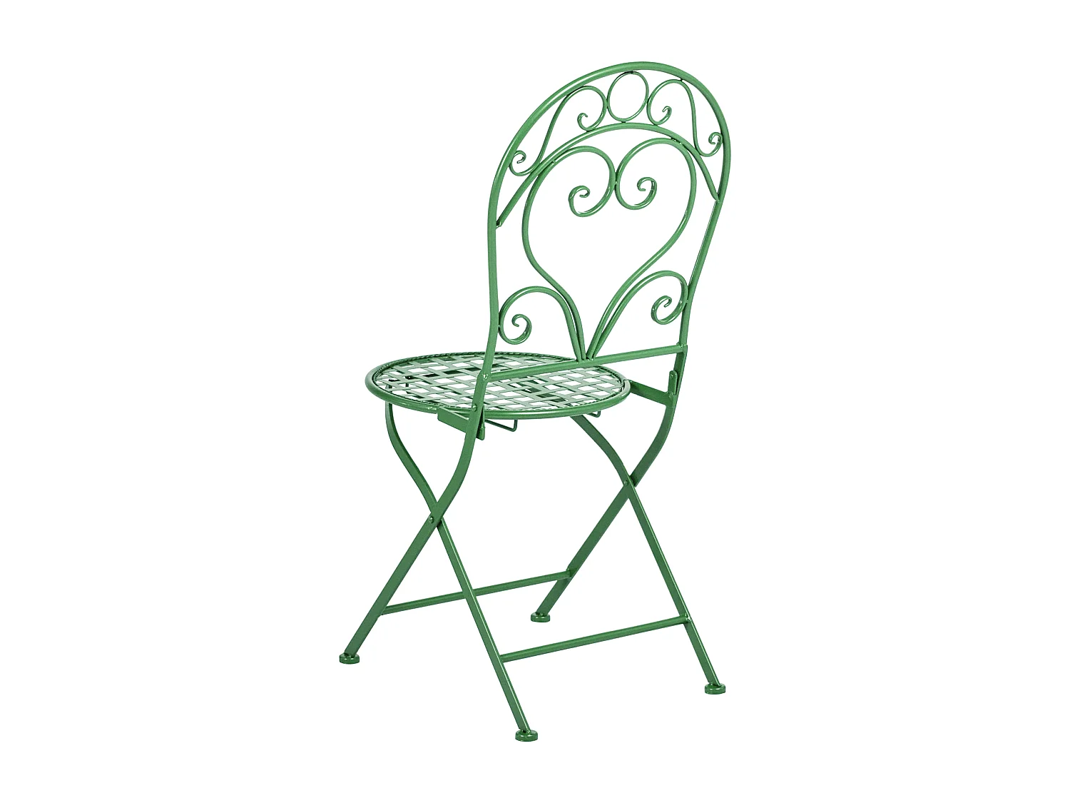 Lot de 2 chaises de jardin ALBINIA Métal Vert