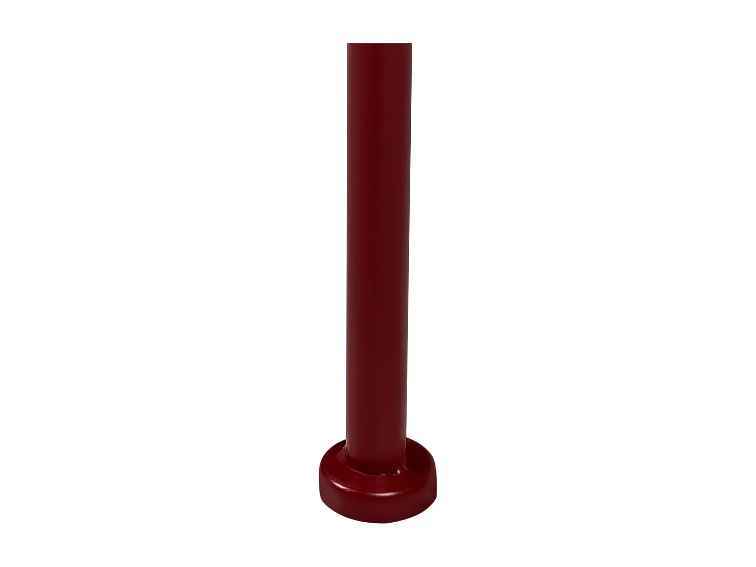 Banc de jardin CAVINIA 125 cm Métal Rouge Bordeaux