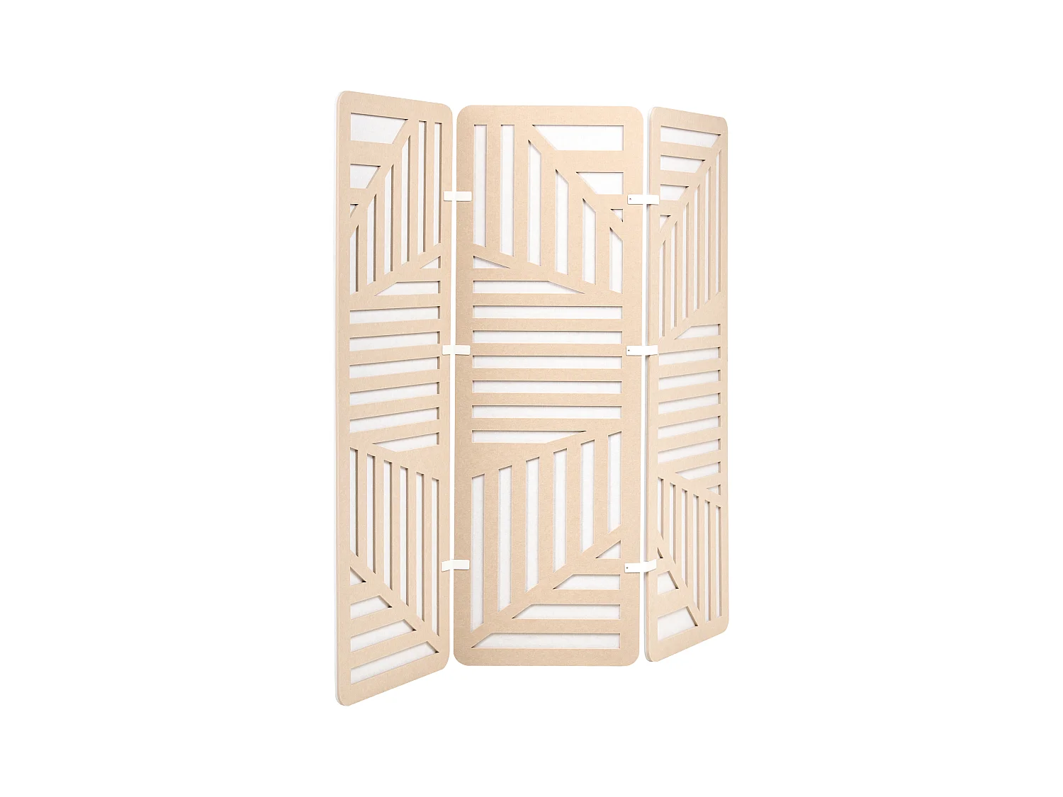 Séparateur de pièce à 3 panneaux FUTURA Beige 180 cm 180 cm