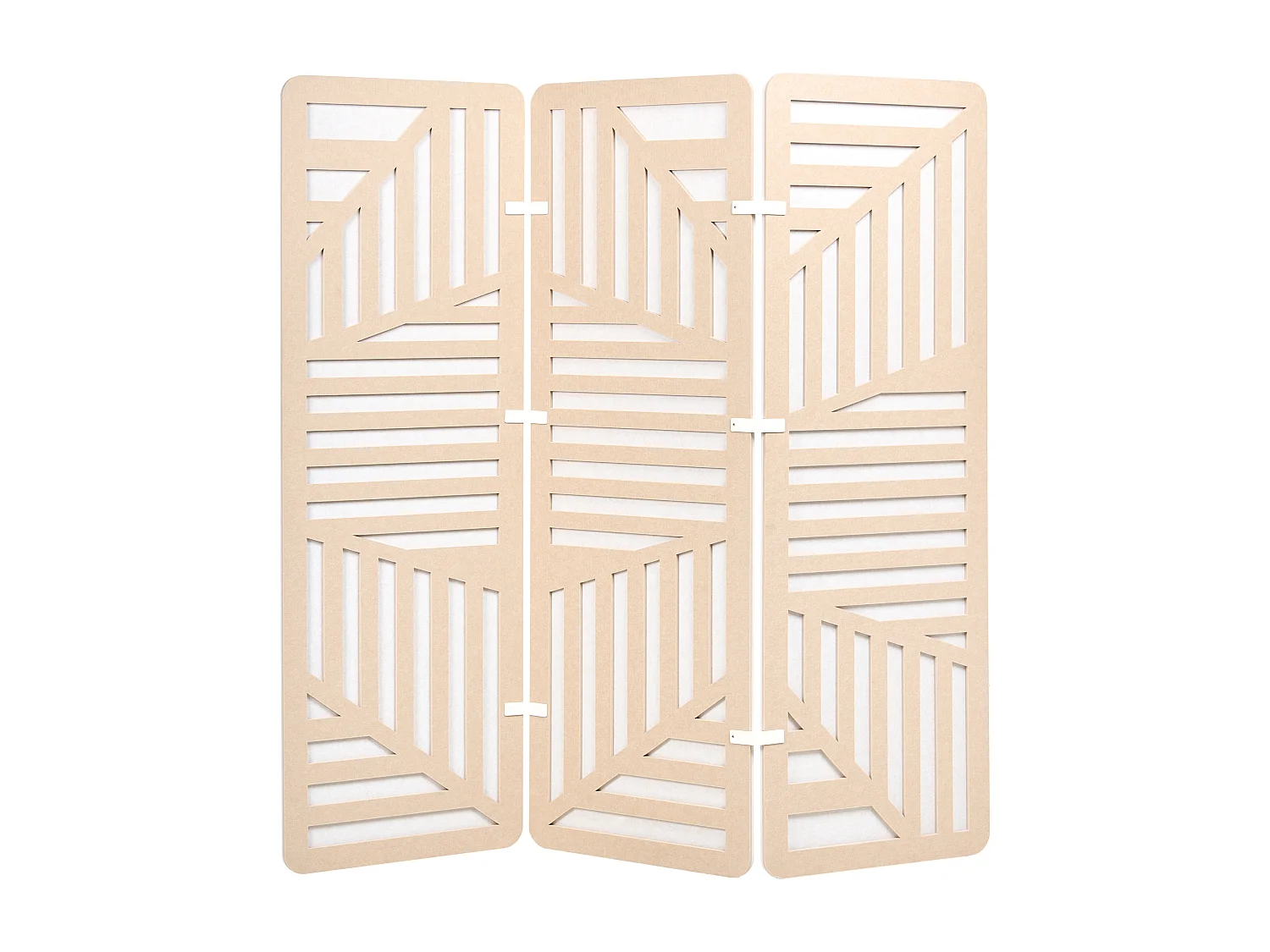 Séparateur de pièce à 3 panneaux FUTURA Beige 180 cm 180 cm