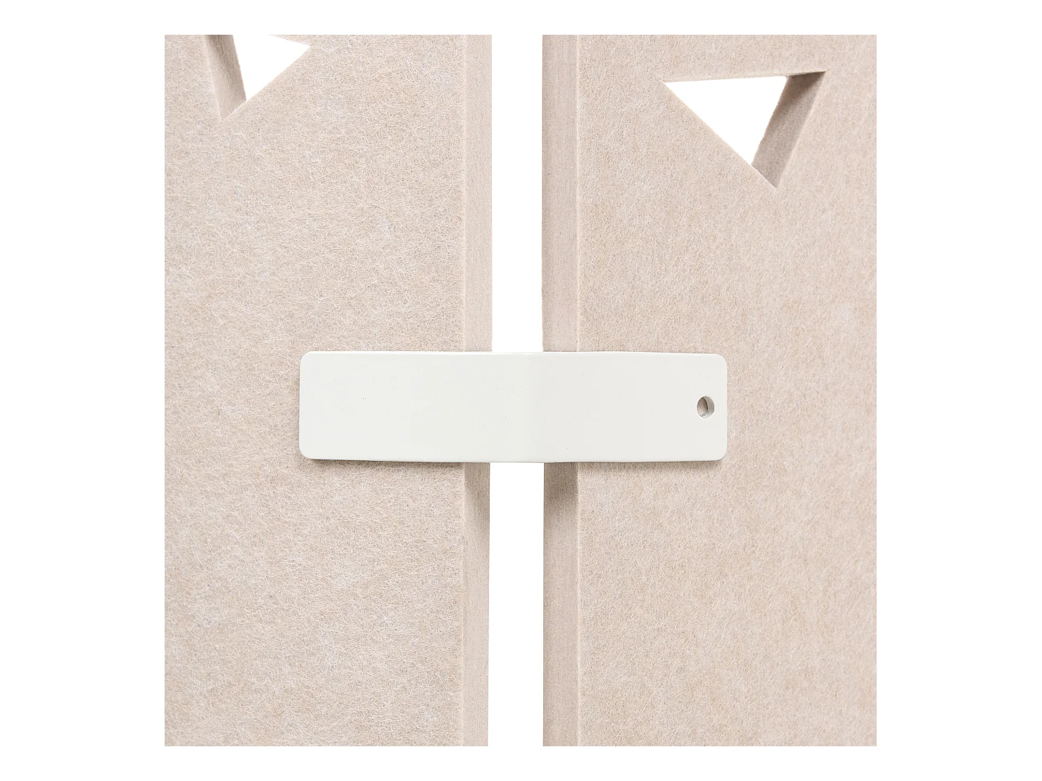 Séparateur de pièce à 4 panneaux STARRY Beige clair 240 cm 180 cm