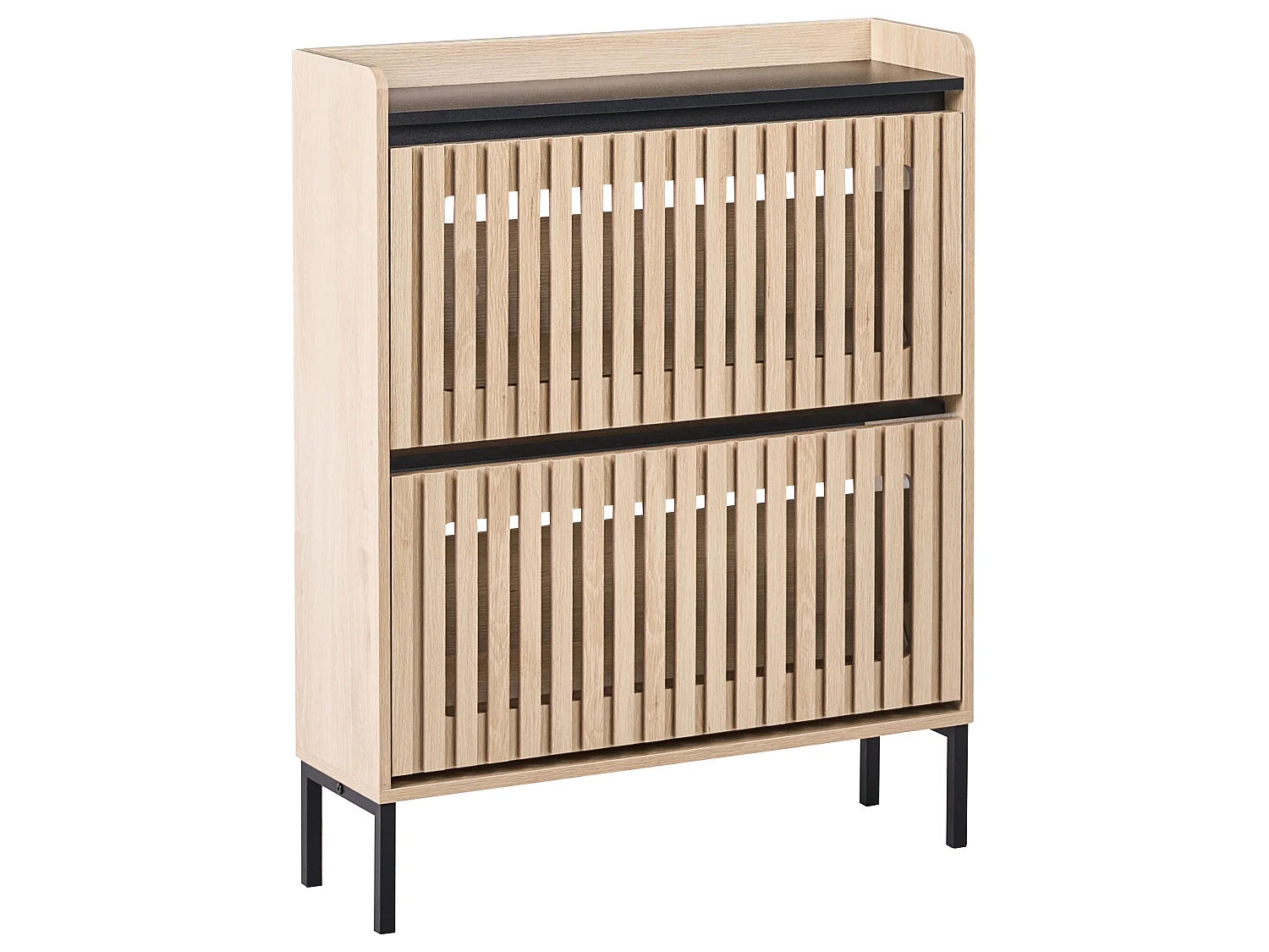 Shoe Storage Cabinet GYMPIE Light Brown
