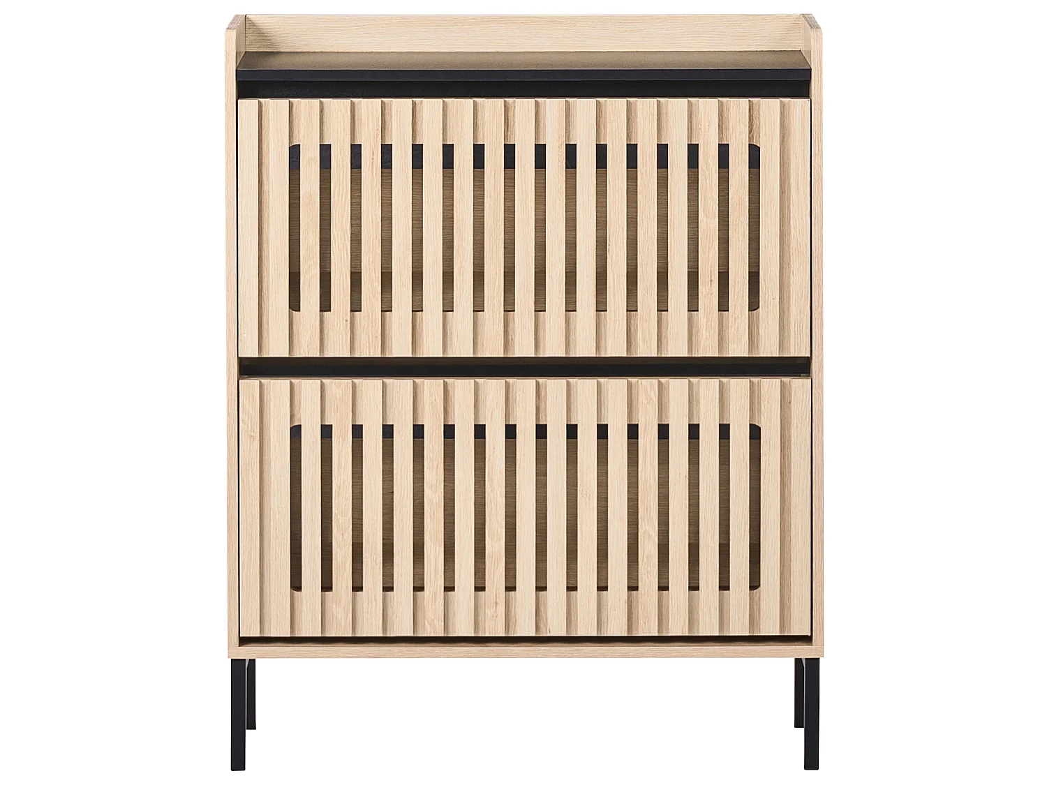 Shoe Storage Cabinet GYMPIE Light Brown