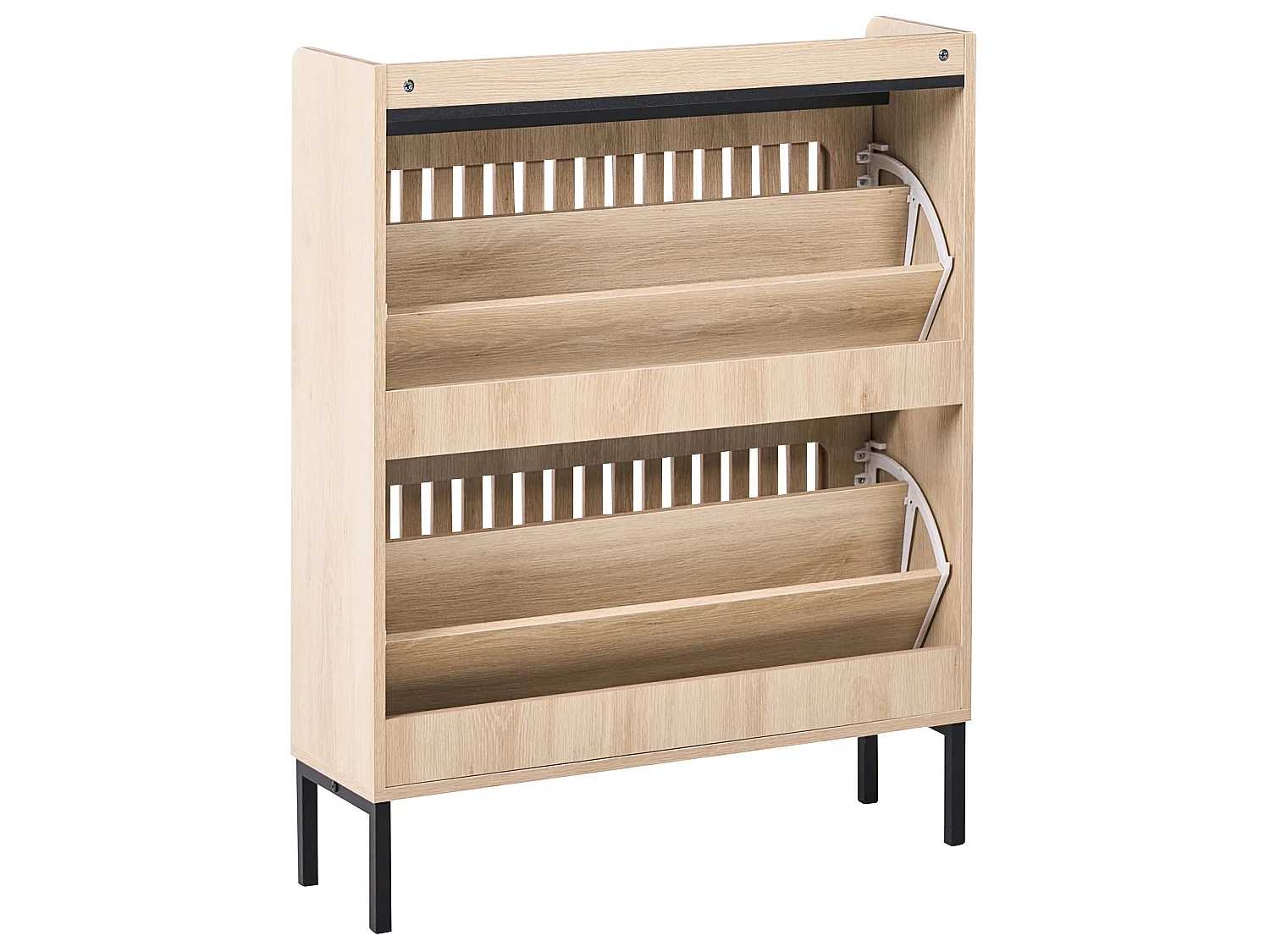 Shoe Storage Cabinet GYMPIE Light Brown