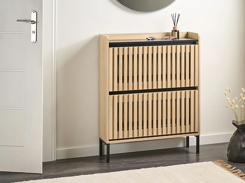 Meuble à chaussures GYMPIE Marron clair