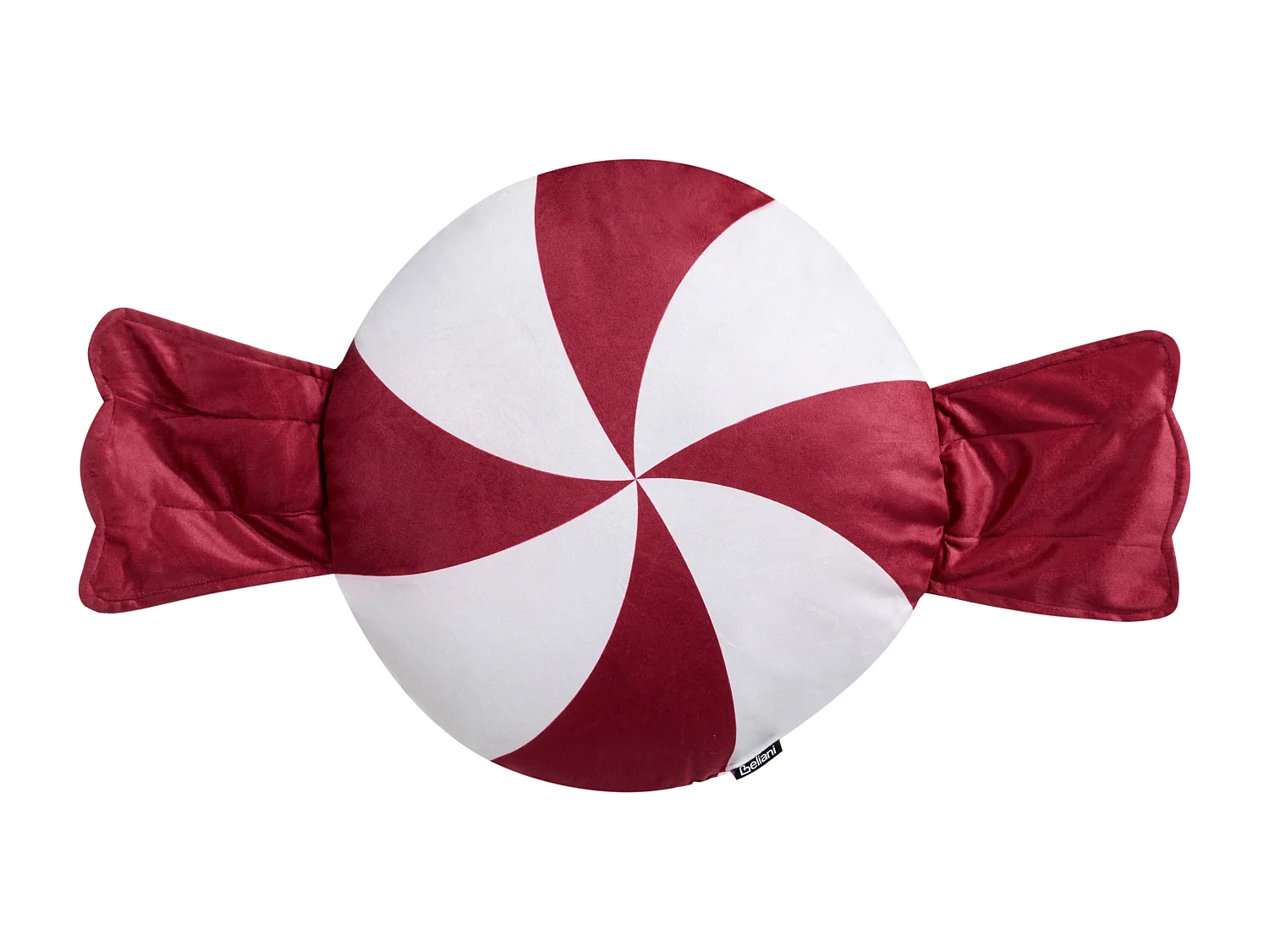 Lot de 2 coussins décoratifs TWIRL TREATS Velours 55 x 55 cm 40 x 40 cm Multicolore Motif de Noël