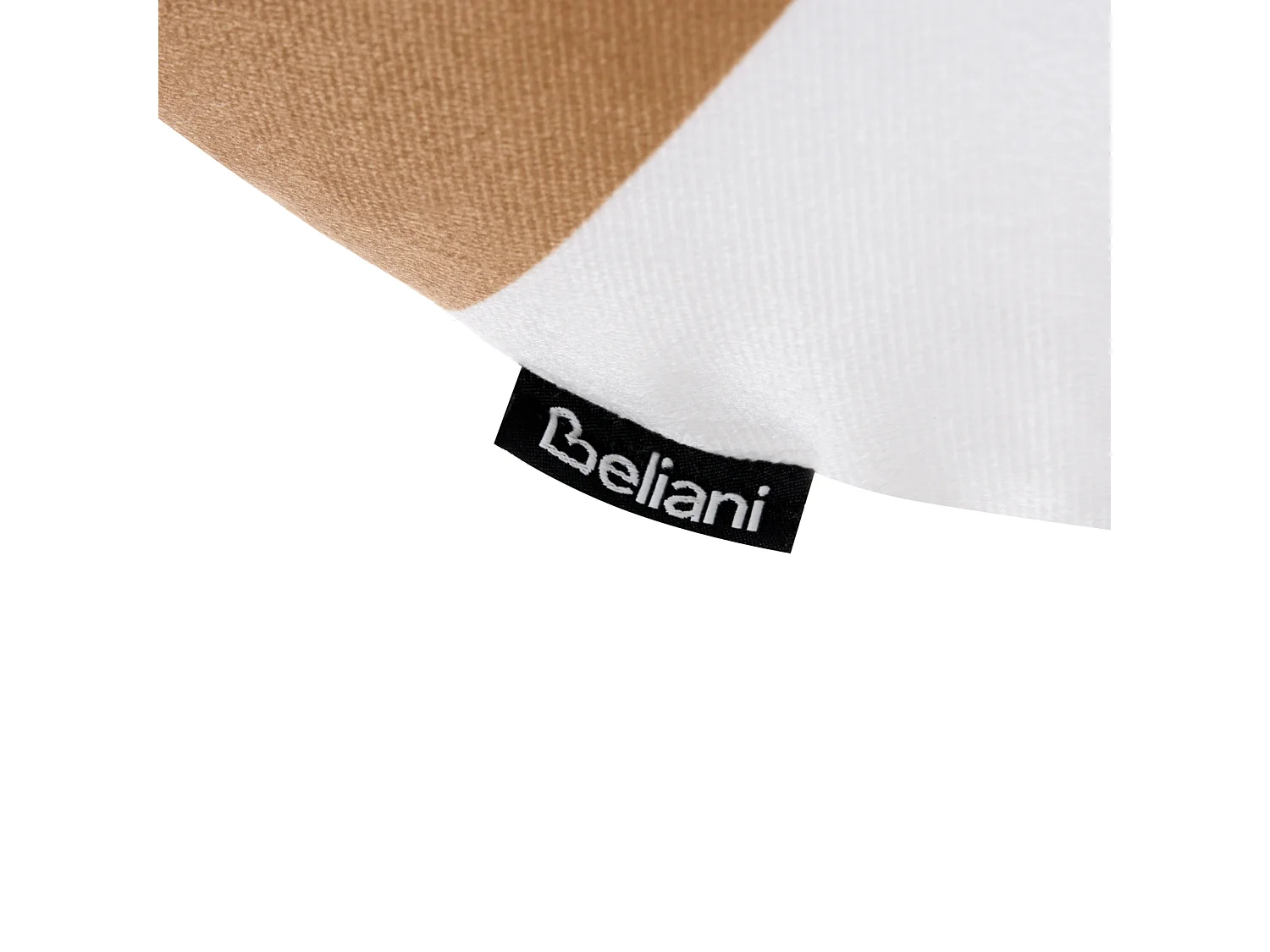 Lot de 2 coussins décoratifs WHIRL CANDY Tissu 60 x 60 cm Marron/blanc Motif de Noël