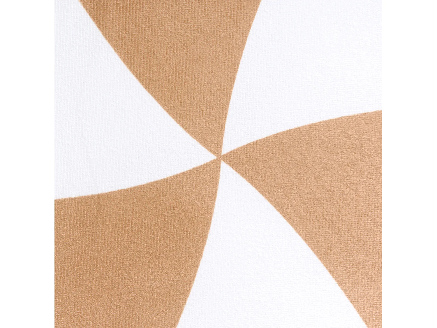 Lot de 2 coussins décoratifs WHIRL CANDY Tissu 60 x 60 cm Marron/blanc Motif de Noël