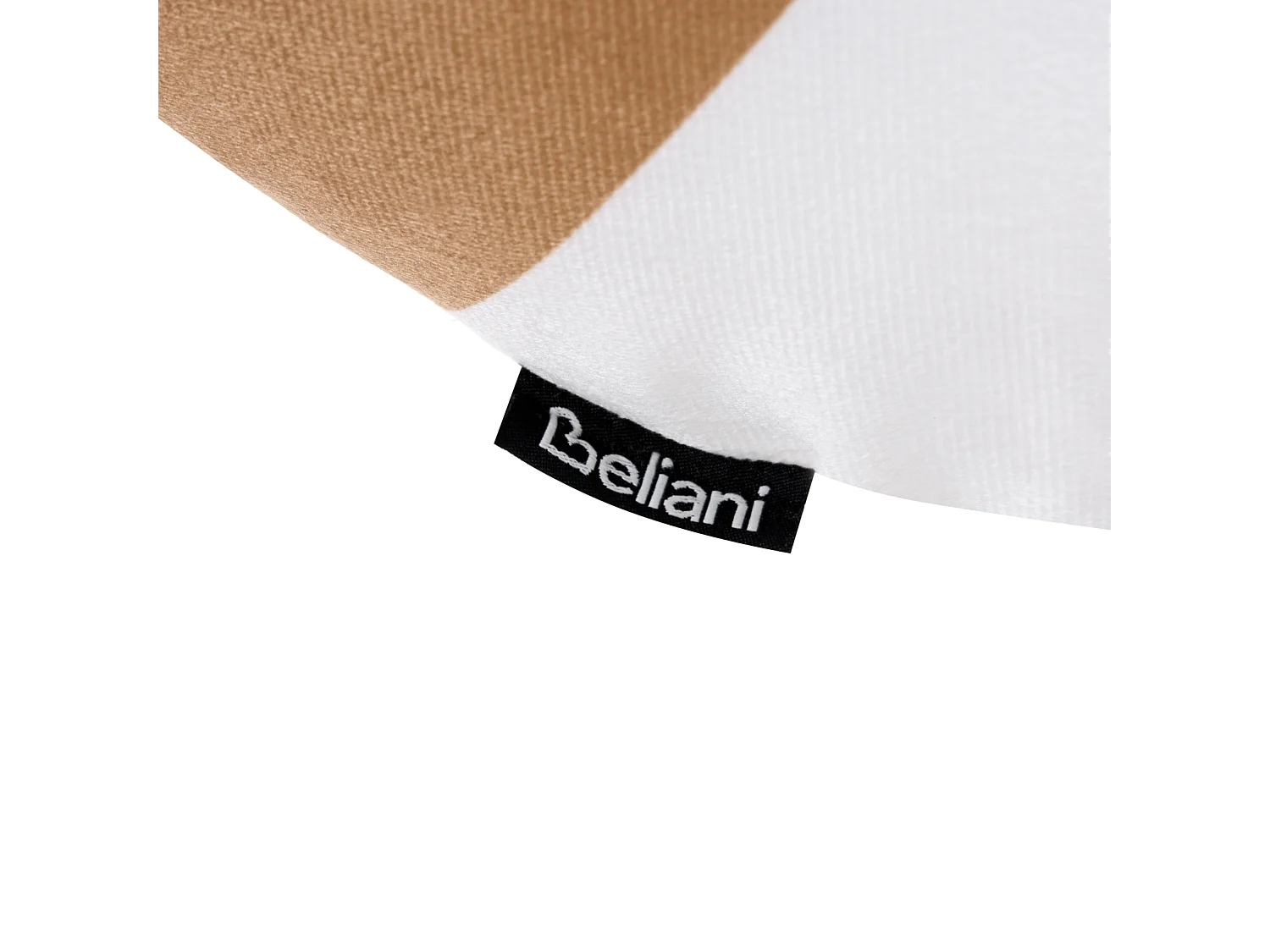 Lot de 2 coussins décoratifs WHIRL CANDY Tissu 60 x 60 cm Marron/blanc Motif de Noël