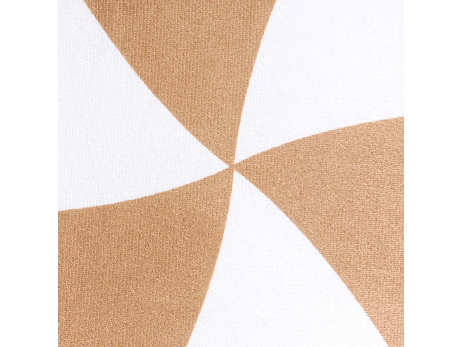 Lot de 2 coussins décoratifs WHIRL CANDY Tissu 60 x 60 cm Marron/blanc Motif de Noël