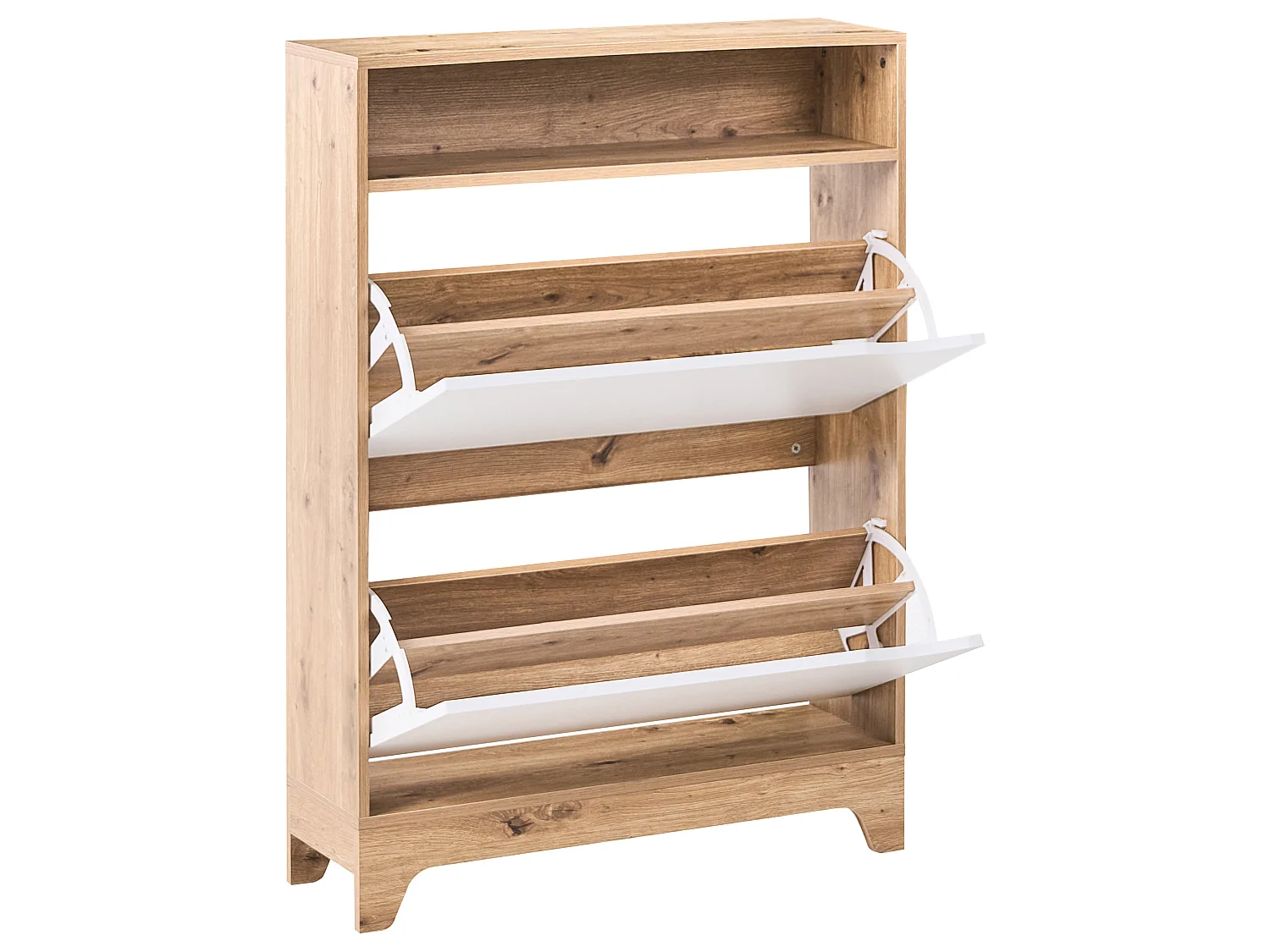 Shoe Storage Cabinet GATTON Light Brown