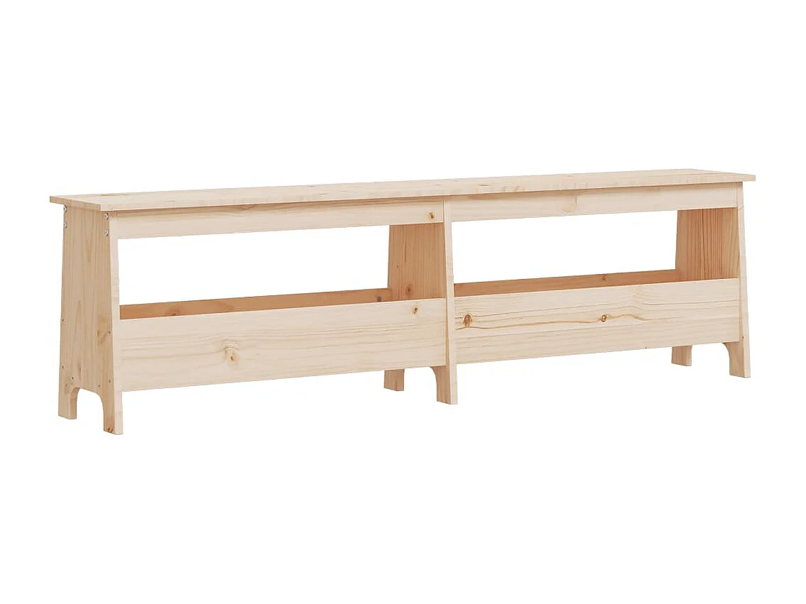 Banc banquette d'entrée 160 bois marron 160 x 28 x 45 cm DEC024702