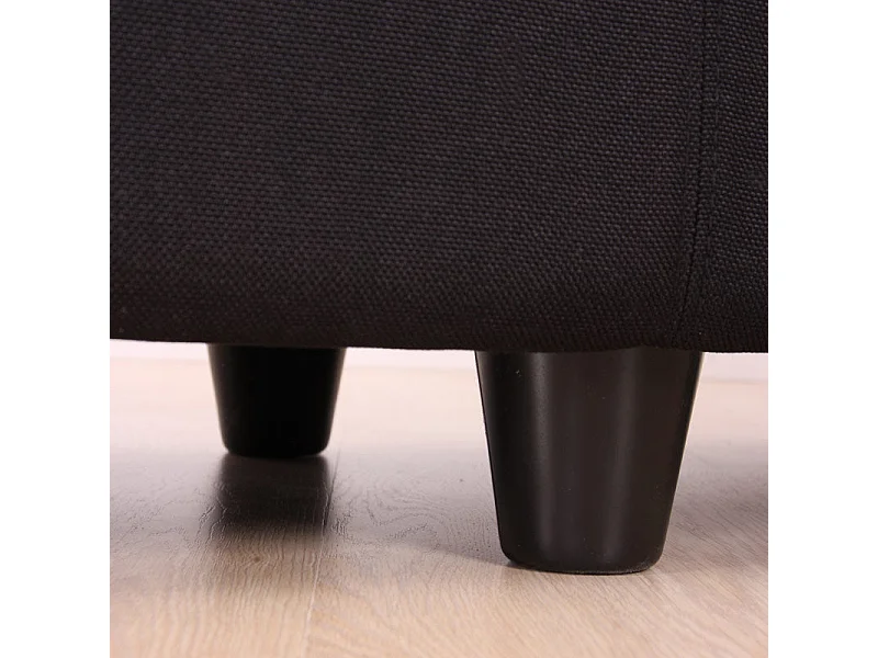 Banquette de rangement en tissu grise 47 x 41 x 117 cm 04_0006456