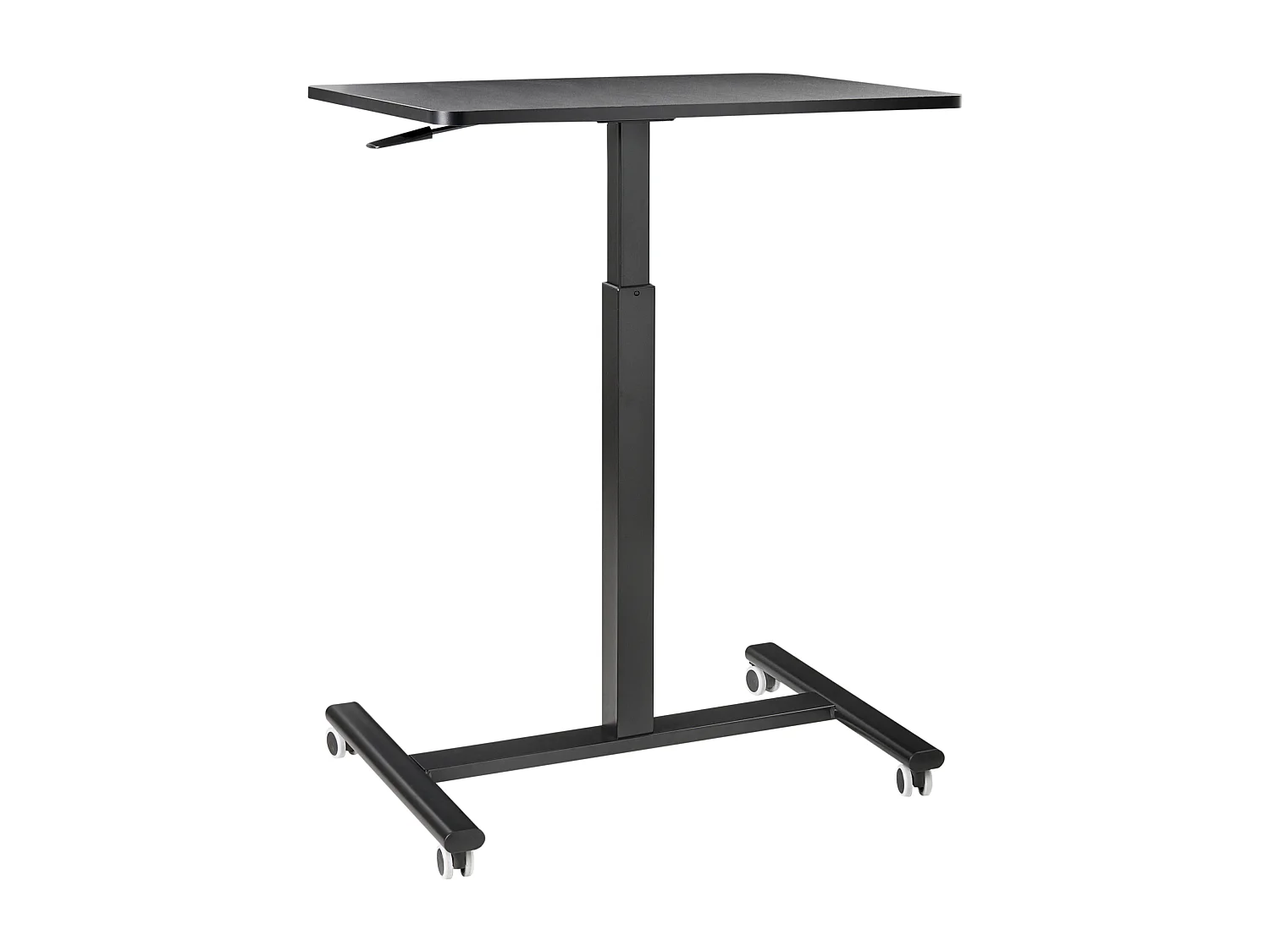 Bureau réglable manuellement en hauteur pour ordinateur portable ACADEMIA Noir 65 cm 48 cm