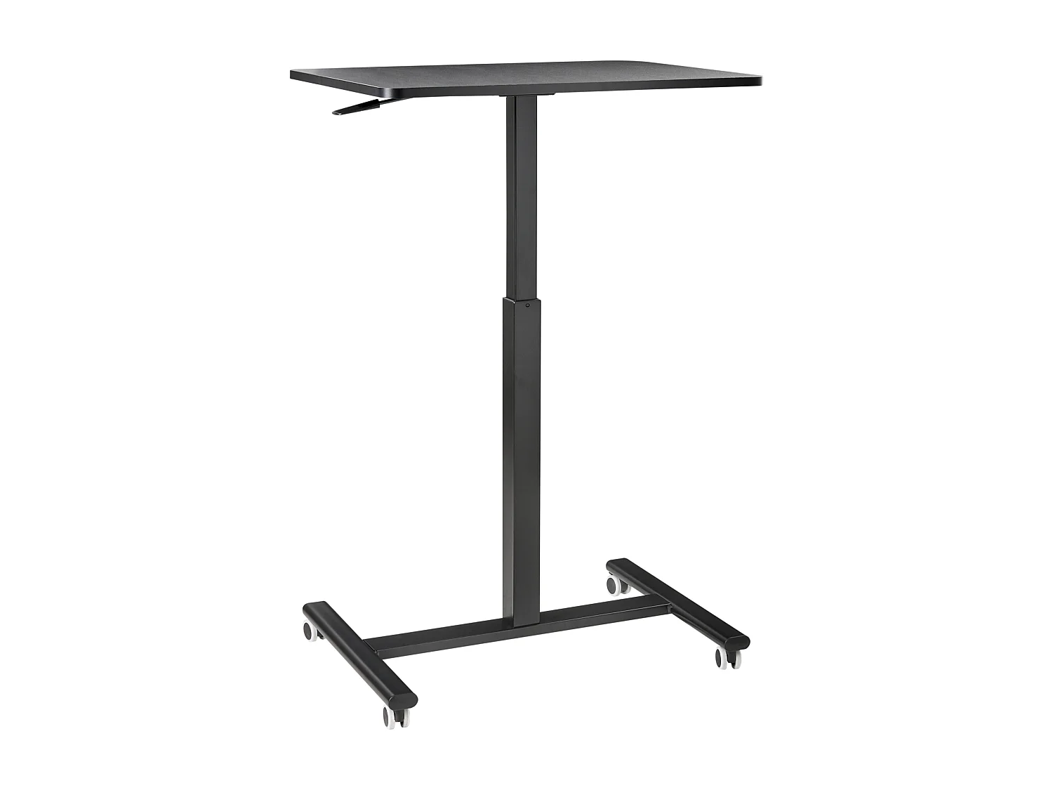 Bureau réglable manuellement en hauteur pour ordinateur portable ACADEMIA Noir 65 cm 48 cm