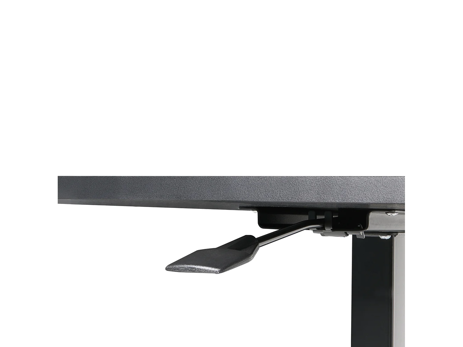 Bureau réglable manuellement en hauteur pour ordinateur portable ACADEMIA Noir 65 cm 48 cm