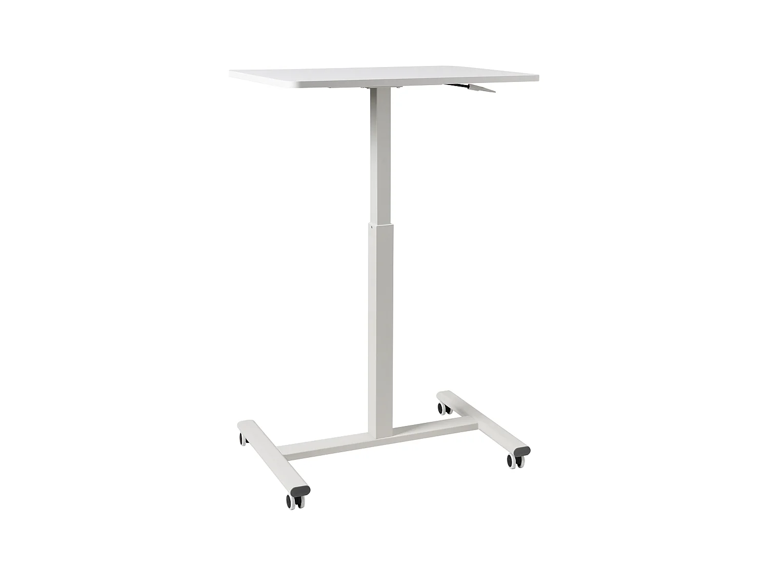 Bureau réglable manuellement en hauteur pour ordinateur portable ACADEMIA Blanc 65 cm 48 cm