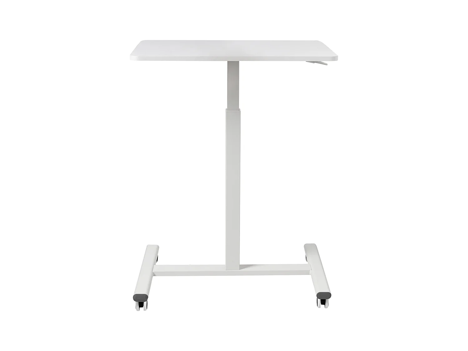 Bureau réglable manuellement en hauteur pour ordinateur portable ACADEMIA Blanc 65 cm 48 cm